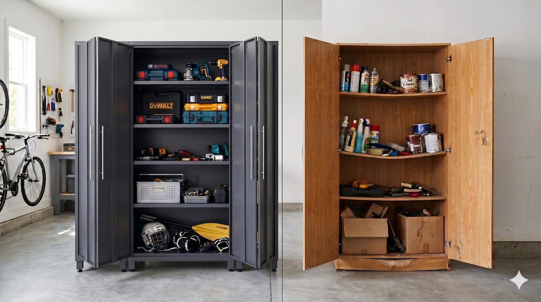 Metal vs Wood Storage Cabinets: Which Should You Buy?