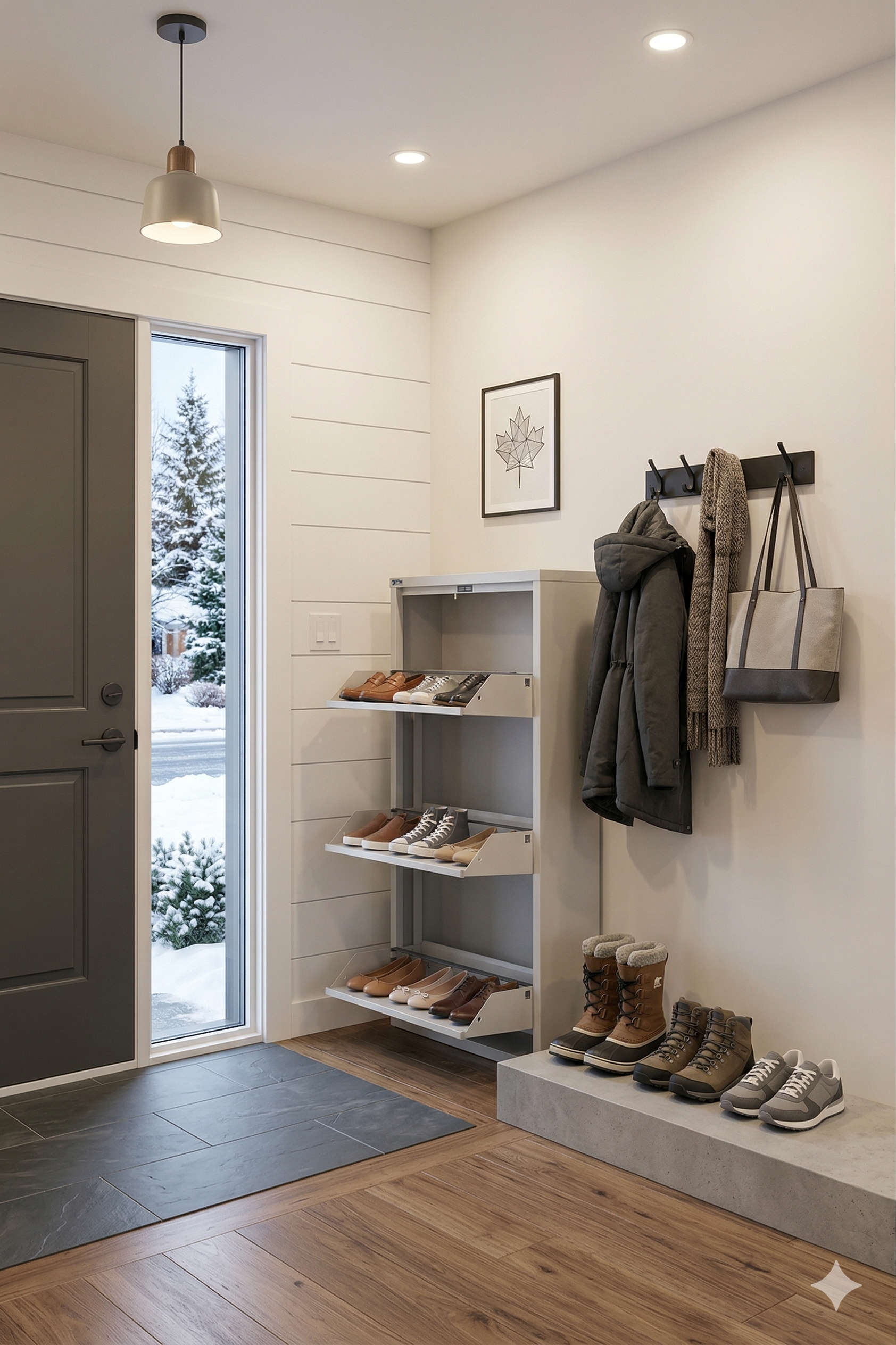 Shallow Shoe Cabinets for Small Canadian Entryways: How to Maximize Every Inch