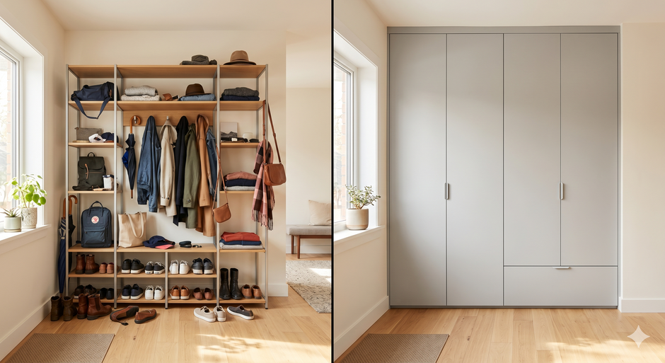 Hidden Storage Trends: Why Clean Spaces Are Replacing Open Shelving