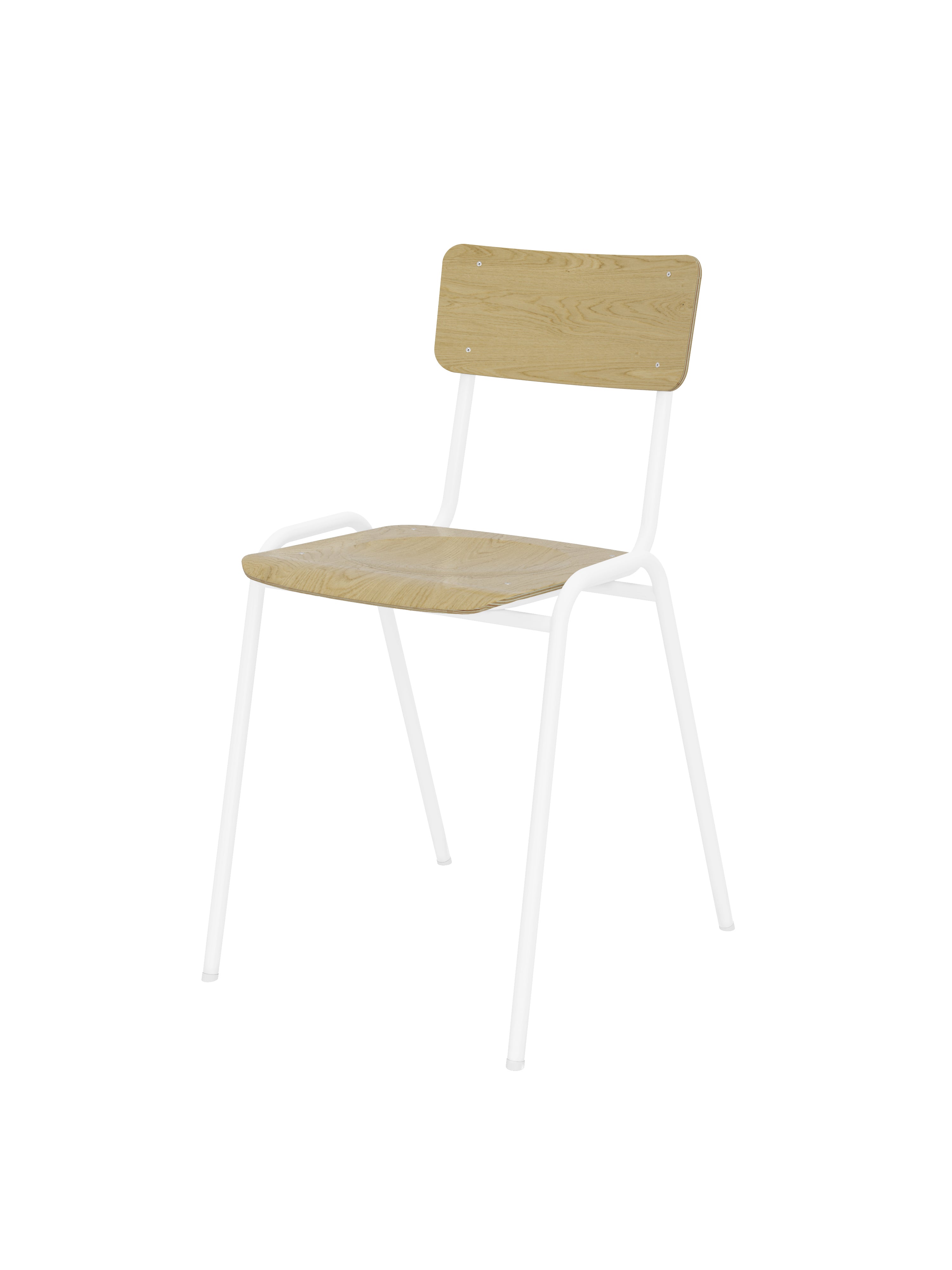 Multipurpose Ruby Wooden Stacking Chair Pack of 4