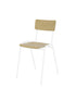 Lot de 4 chaises empilables polyvalentes en bois Ruby