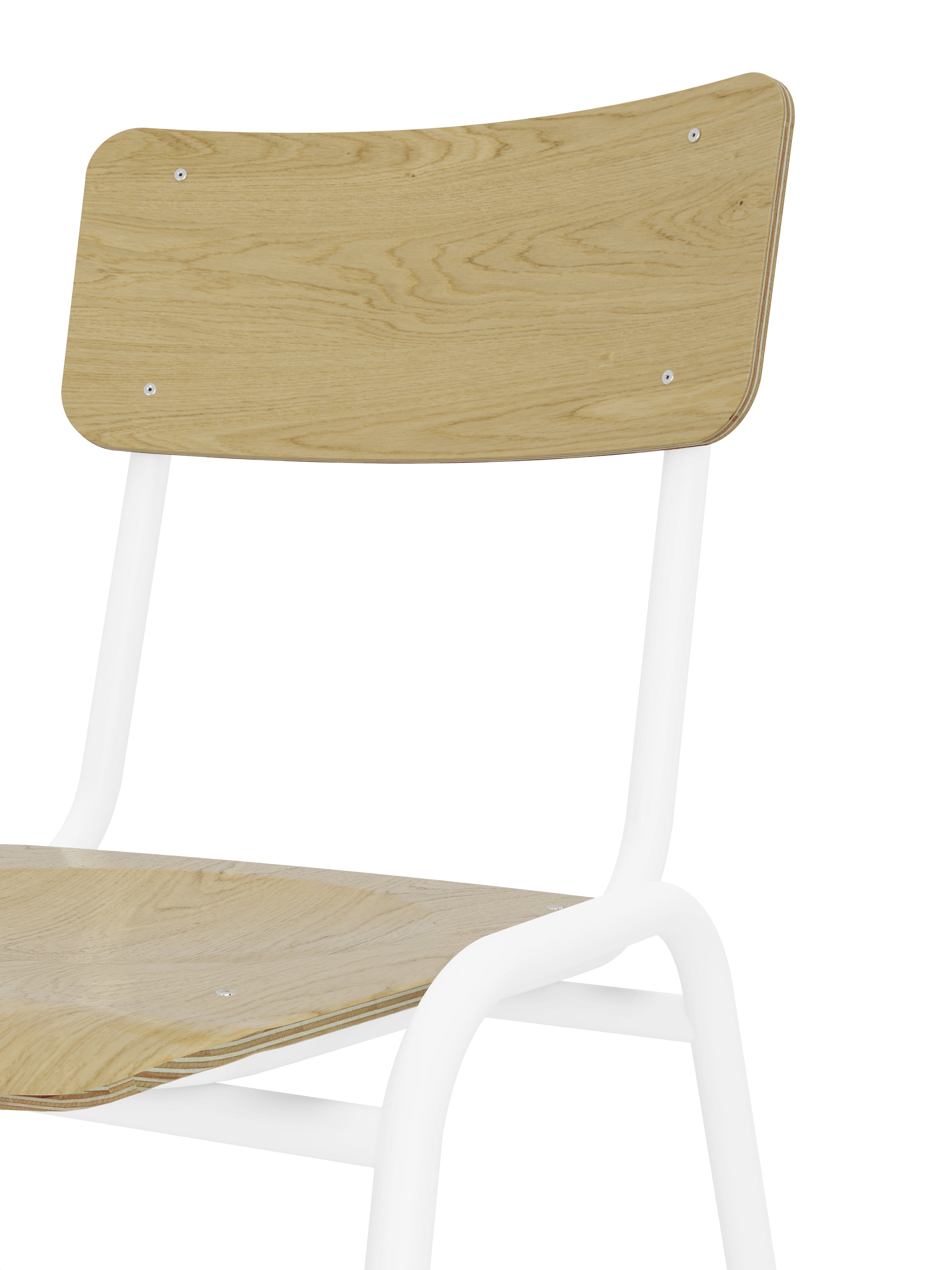 Multipurpose Ruby Wooden Stacking Chair Pack of 4
