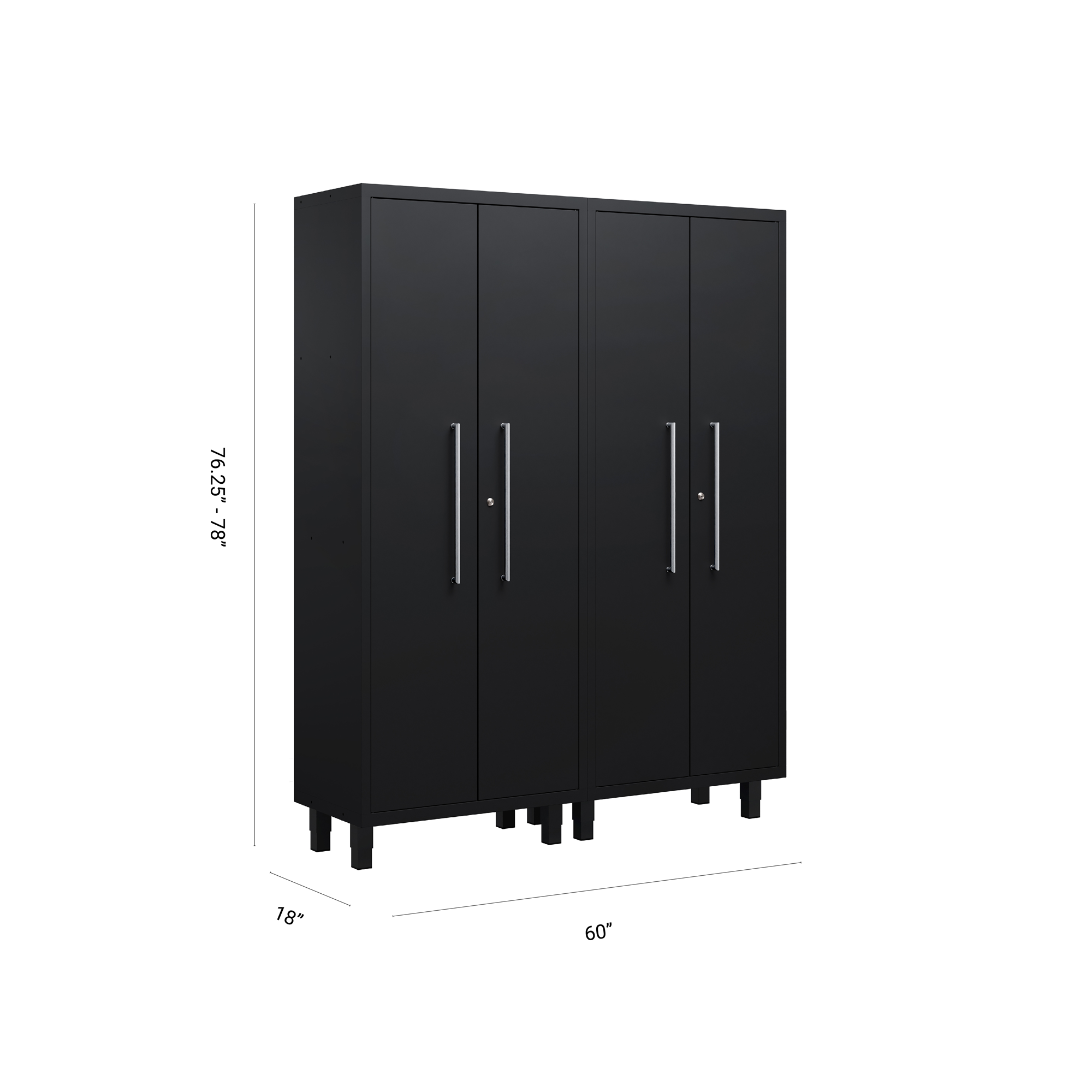 Core Plus Series 2pc Cabinet set with 30" Lockers