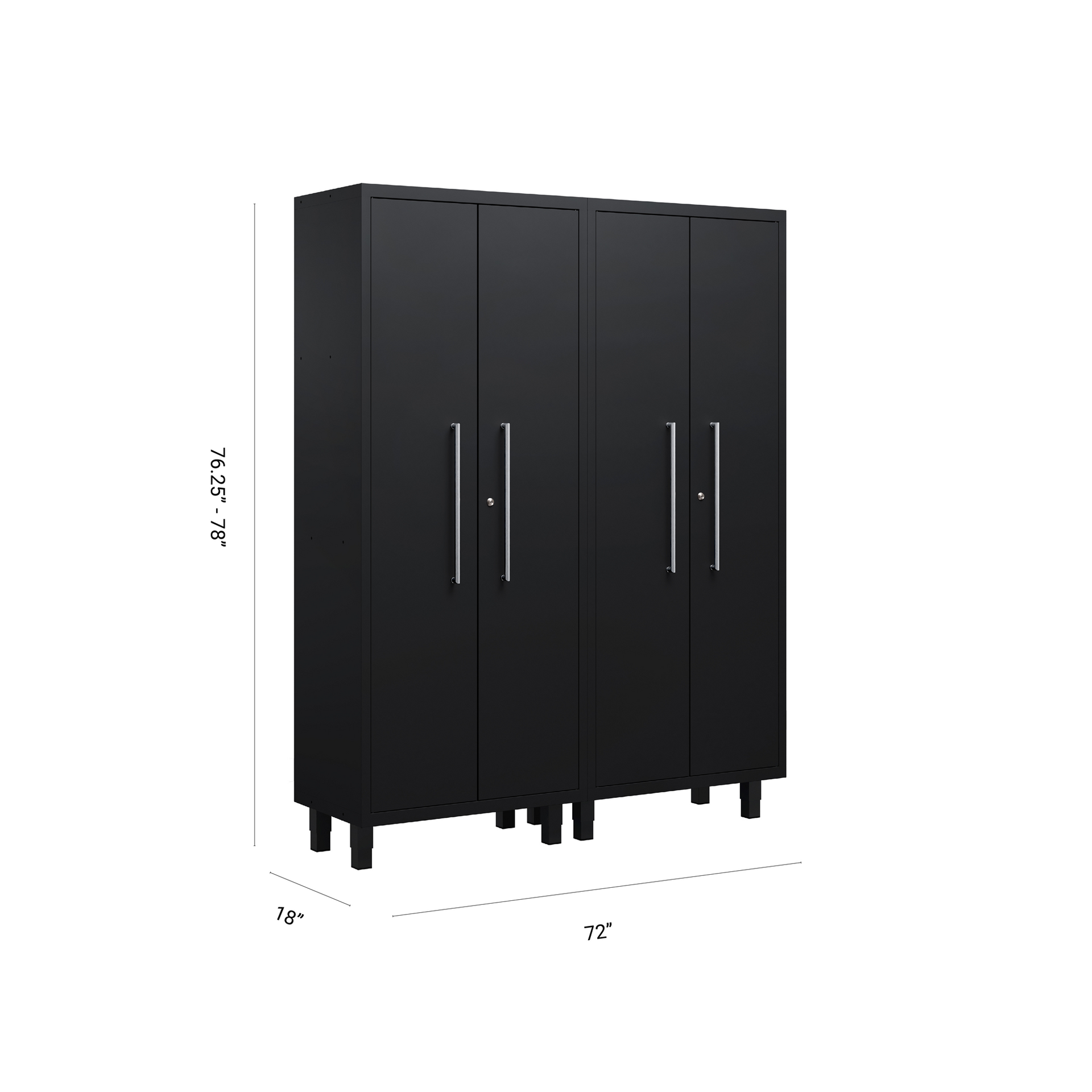 Ensemble de 2 armoires Core Essentials avec casiers de 30 po