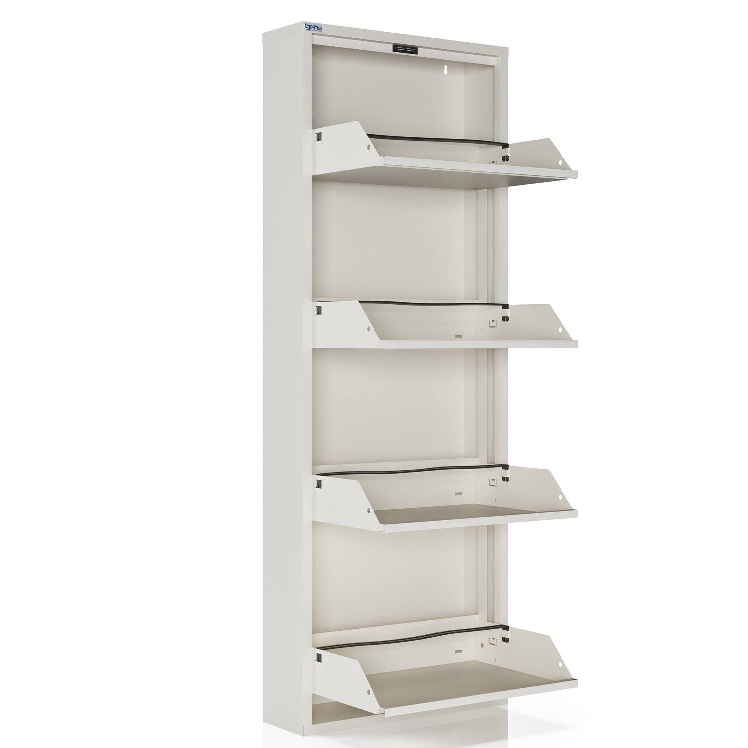 4 Door Metal Shoe Cabinet - AYK