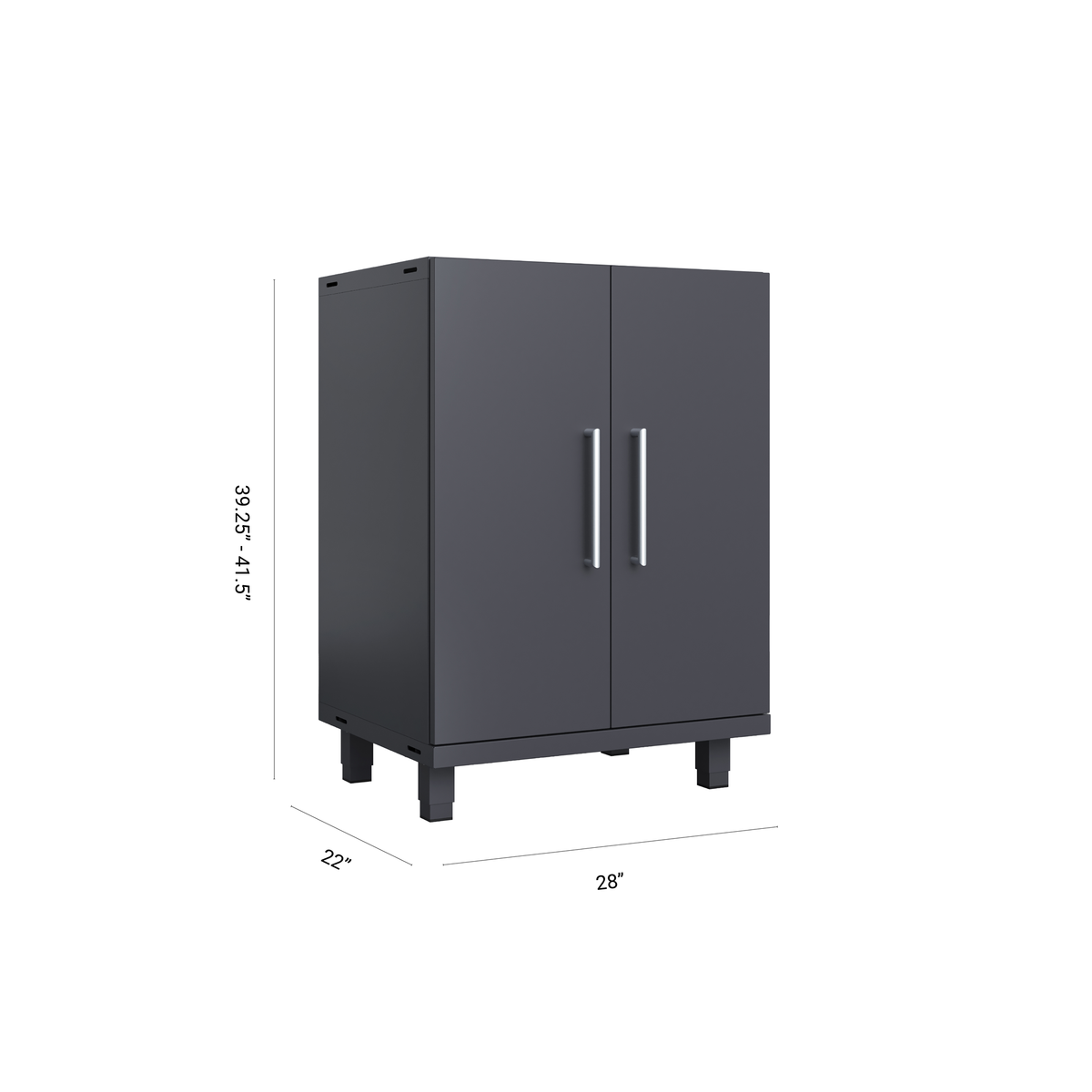 Série Prestige - Meuble bas 2 portes de 71 cm de large